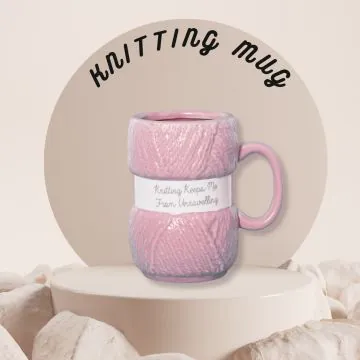 Knitting Mug - Unravelling