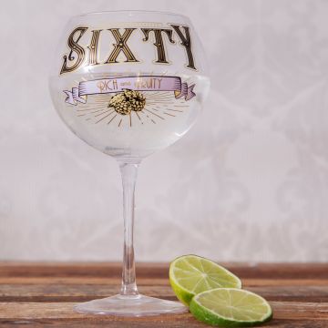 Gin Prohibition Glass - Age 60