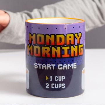 'Monday Morning' Gamer Mug - Retro Gaming Themed Mug