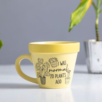 '20 Plants Ago' Plant-a-holic Plant Pot Mug