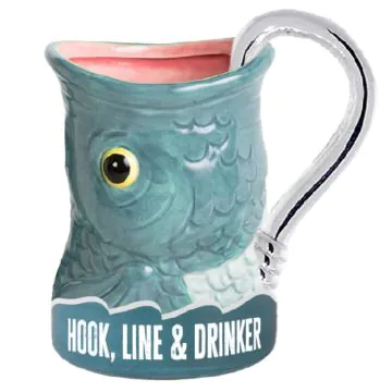 Hook, Line & Drinker Fishing Mug 18oz