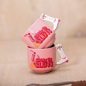 Giddy Up Sluts 4 oz. Espresso Mug Set 