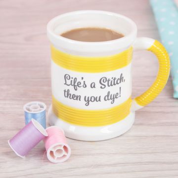 Sewing Mug - Lifes A Stitch
