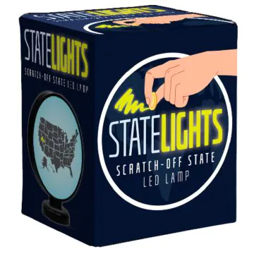 State Lights Scratch Off Lamp