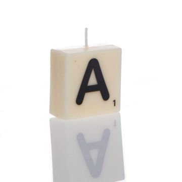 "A" Letter Candle