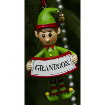 Elf Decoration  - Grandson