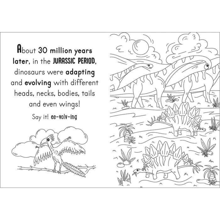 Scales And Tails Dinosaurs Magic Water Colouring