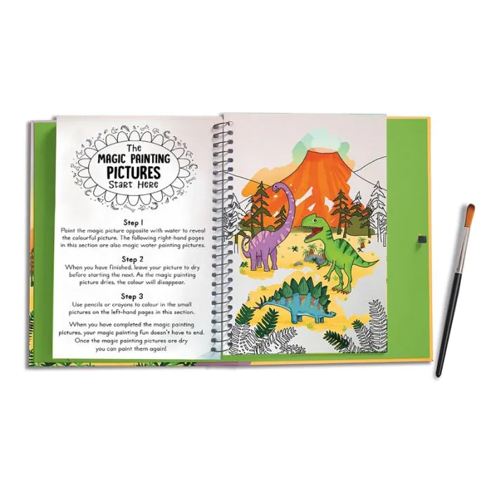 Scales And Tails Dinosaurs Magic Water Colouring