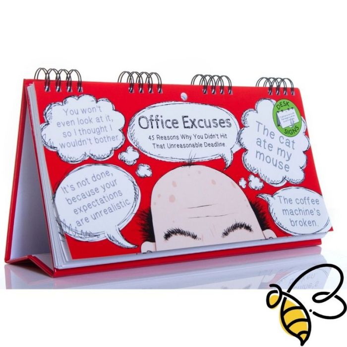 Office Excuses Flip Book