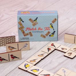 Boxer Gifts Match The Tits Spiel – Freches Dominospiel Mit Meisen-Motiven Für Partys & Spieleabende