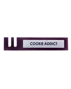 Wooden Desk Sign - Cookie Addict