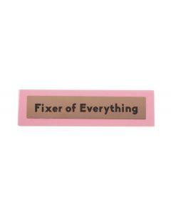 Pink Wooden Desk Sig-Fixer Of Everything