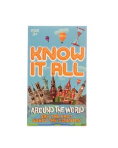 Know It All! Around the World Card Game - Kids Guessing Game