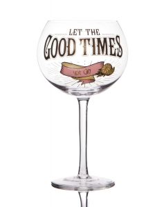 Gin Prohibition Glass - Let The Good Times Be Gin