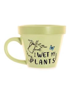 'Wet My Plants' Plant-a-holic Plant Pot Mug