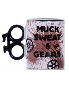Muck Sweat & Gears 14oz Mug With Bike Shaped Handle