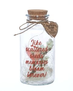 Memories Bloom - Dried Flower Starlight Jar