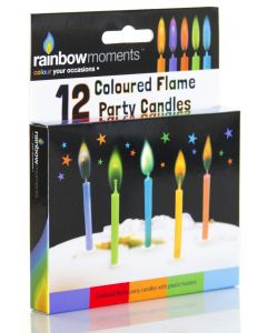 Colour Flame Candle - Party 12 Candle 