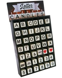 Number/Letter Candle (42 X 4 )