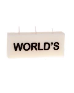 Say It With Words Candle - Worlds