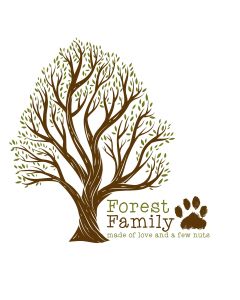 Forest Family Ceramic Coaster - Mixed CDU