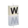 "W" Letter Candle thumbnail